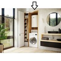 Autre photo du produit Chauffe-lectrique Duralis 150L vertical mural compact