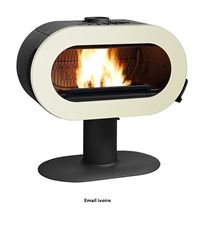 Autre photo du produit POELE A BOIS FONTE FIFTY SUR PIED 10 KW